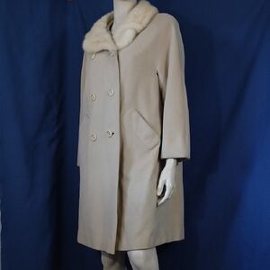 Vintage '60's Youthcraft Wool And Mink Coat